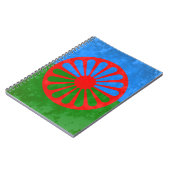Romani vlag notitieboek (Linkerzijde)