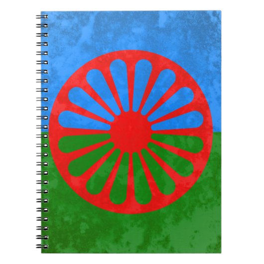 Romani vlag notitieboek (Voorkant)