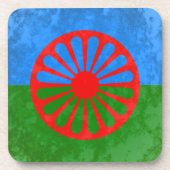 Romani vlag onderzetter (Voorkant)