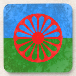 Romani vlag onderzetter