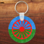 Romani vlag sleutelhanger (Voorkant)
