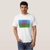 Romani vlag t-shirt (Voorkant volledig)