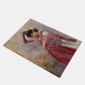 Romani Zigeuner Vrouw Dansen (door Albert Edelfelt Deurmat (Schuin)