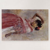 Romani Zigeuner Vrouw Dansen (door Albert Edelfelt Legpuzzel (Horizontaal)
