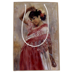 Romani Zigeuner Vrouw Dansen (door Albert Edelfelt Medium Cadeauzakje
