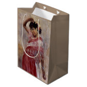 Romani Zigeuner Vrouw Dansen (door Albert Edelfelt Medium Cadeauzakje (Achterkant Gekanteld)