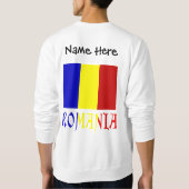 Romania and Romanian Flag Personalized  Trui (Achterkant)