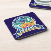 Romania Carpathians Danube Transylvania Bier Onderzetter (Linkerzijde)