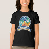 Romania Carpathians Danube Transylvania Tri-Blend Shirt (Voorkant)