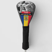 Romania Golf, Best Dad, Romanian Flag, Photo Golfheadcover (Voorkant)
