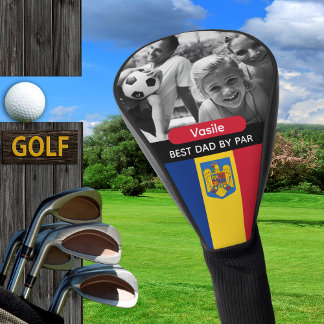 Romania Golf, Best Dad, Romanian Flag, Photo Golfheadcover