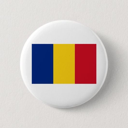 România - Roemeense vlag Ronde Button 5,7 Cm (Voorkant)