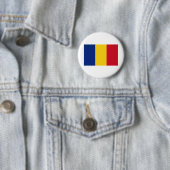 România - Roemeense vlag Ronde Button 5,7 Cm (In situ)