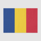 Romania tissue paper, Romanian Flag tissue paper Tissuepapier (Voorkant)