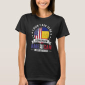 Romanian American Countries Flags Pride Romania Fl T-shirt (Voorkant)