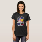 Romanian American Countries Flags Pride Romania Fl T-shirt (Voorkant volledig)