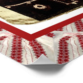 Romanian craft, embroidered over dress poster (Hoek)