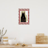 Romanian craft, embroidered over dress poster (Keuken)