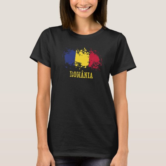 Romanian enthusiasts for România and Romania T-shirt (Voorkant)