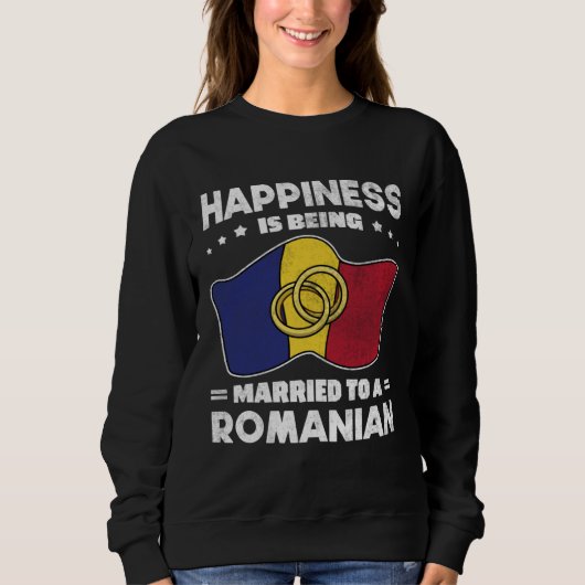 Romanian Wedding State of Romania Roots Married Trui (Voorkant)