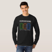 Romanians Do It Better  Patriotic Humor Nationalit T-shirt (Voorkant volledig)