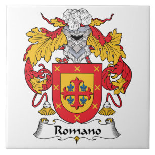 Romano Family Crest Tegeltje