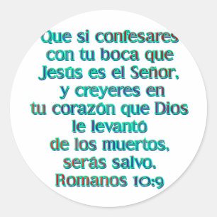 Romano's 10:9 ronde sticker