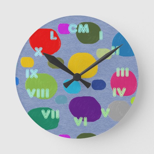 ROMANOS NUMEROS RELOJ RONDE KLOK (Voorkant)