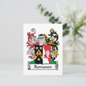Romanov Family Crest Briefkaart (Staand voorkant)