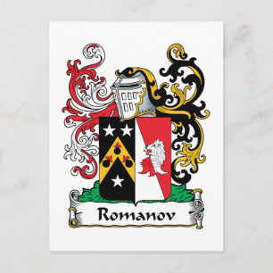 Romanov Family Crest Briefkaart