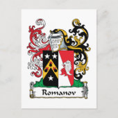 Romanov Family Crest Briefkaart (Voorkant)