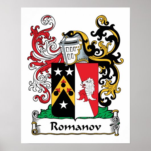 Romanov Family Crest Poster (Voorkant)