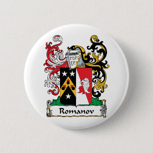 Romanov Family Crest Ronde Button 5,7 Cm
