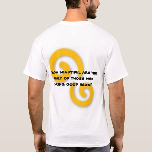 romans10:15 t-shirt (Achterkant)