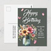 Romans 10:15 Birthday Postcard Briefkaart (Voorkant / Achterkant)