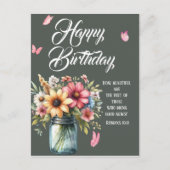 Romans 10:15 Birthday Postcard Briefkaart (Voorkant)