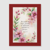 Romans 12:12 Custom Bible Verse (Voorkant)