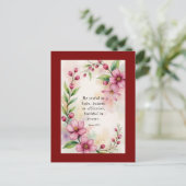 Romans 12:12 Custom Bible Verse Briefkaart (Staand voorkant)