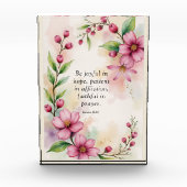 Romans 12:12 Custom Bible Verse Fotoblokken (Voorkant)