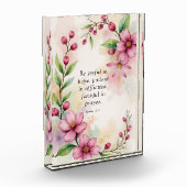 Romans 12:12 Custom Bible Verse Fotoblokken (Links)