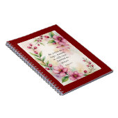 Romans 12:12 Custom Bible Verse Notitieboek (Rechterzijde)