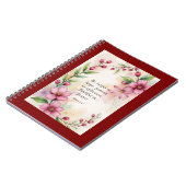 Romans 12:12 Custom Bible Verse Notitieboek (Linkerzijde)