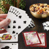 Romans 12:12 Custom Bible Verse Pokerkaarten (Insitu)