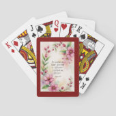 Romans 12:12 Custom Bible Verse Pokerkaarten (Achterkant)