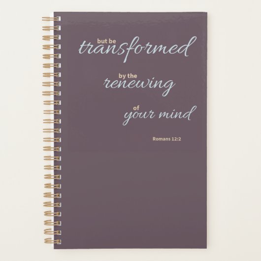 Romans 12:2 Planner (Voorkant)