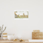 Romans 13:11 Verlossing Poster (Keuken)
