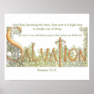 Romans 13:11 Zaligmaking Poster