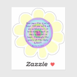 Romans 15:13 Eigen vinylStickers Sticker