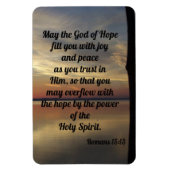 Romans 15:13 koelkast Magnet Magneet (Verticaal)