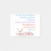 Romans 15 bijbelvormig ontwerp post-it® notes (Voorkant)